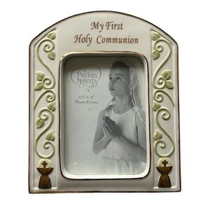 My First Communion Photo Frame by Precious Moments | Keepsake Gift